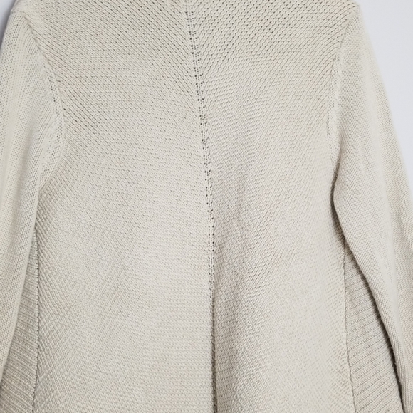 UGG Shawl Collar Ribbed Cardigan Cream Heather - Picture 6 of 8